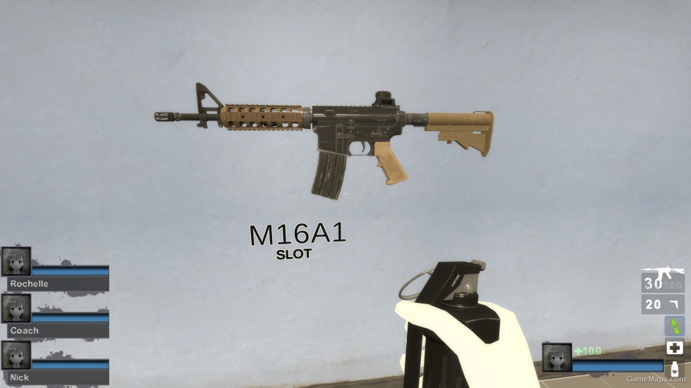 RE4 Remake Colt Model 933 Tan [Alt ver.] (M16)