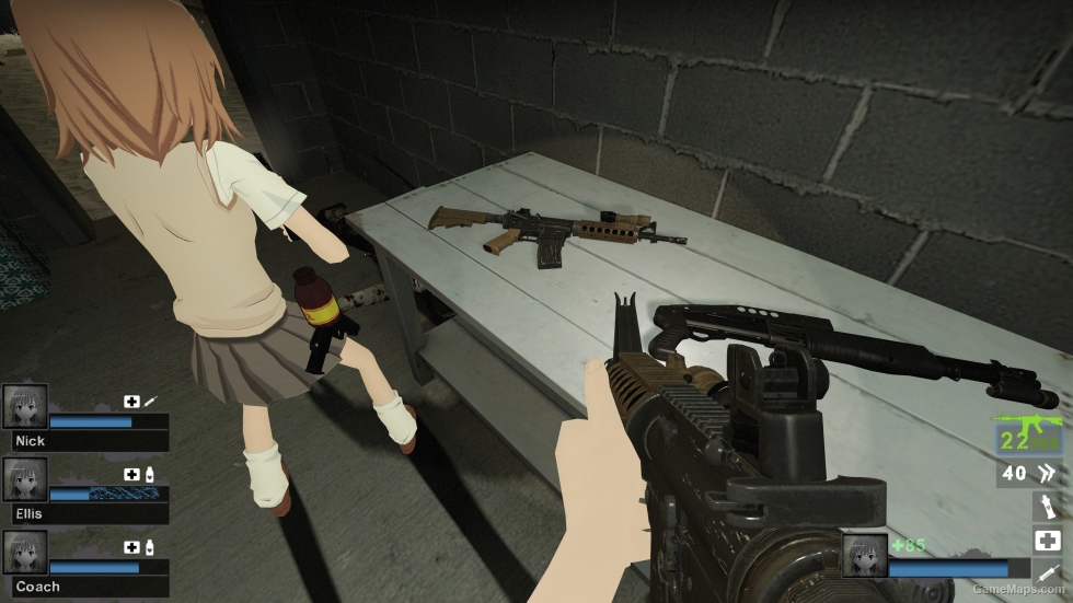 RE4 Remake Colt Model 933 Tan [Alt ver.] (M16)