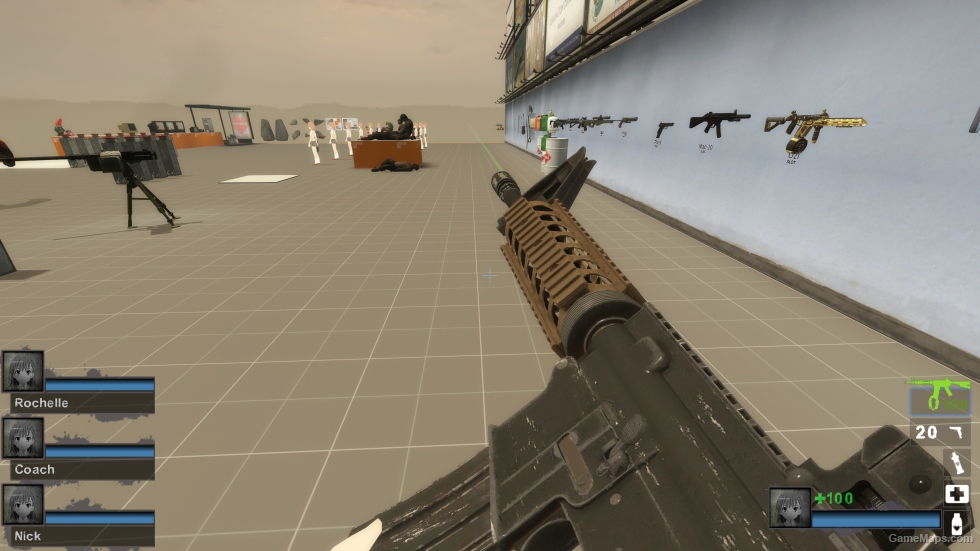 RE4 Remake Colt Model 933 Tan [Alt ver.] (M16)