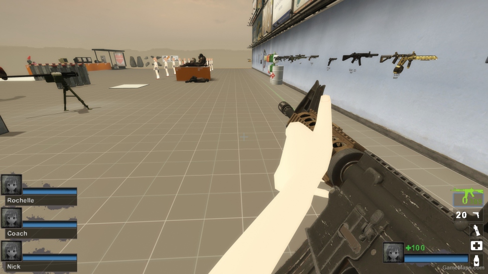 RE4 Remake Colt Model 933 Tan [Alt ver.] (M16)