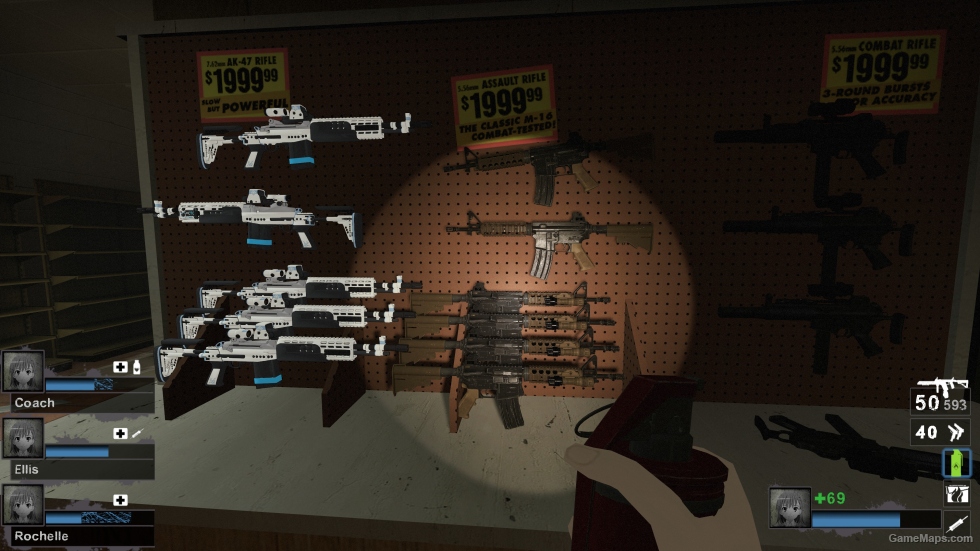 RE4 Remake Colt Model 933 Tan [Alt ver.] (M16)