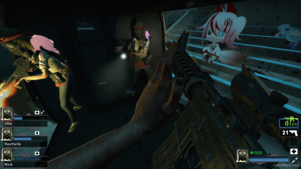 RE4 Remake Colt Model 933 with ACOG (M16A2) [request]