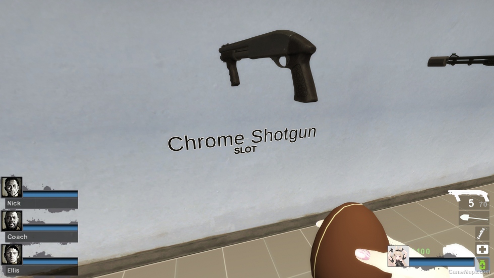 RE4 Remake Remington 870 Shorty (Chrome Shotgun) v2