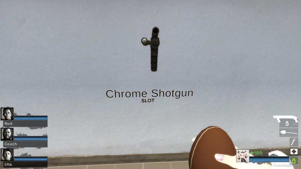 RE4 Remake Remington 870 Shorty (Chrome Shotgun) v2