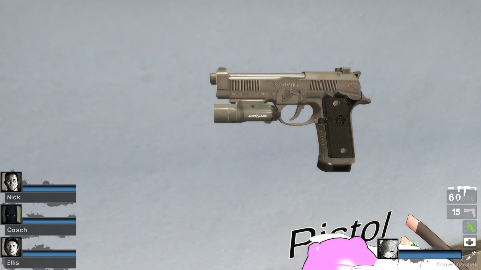 Ready Or Not Beretta 92 X (pistol) v2 [request, Sound fix Ver]