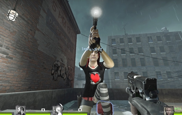 Red and Black Punk Zoey