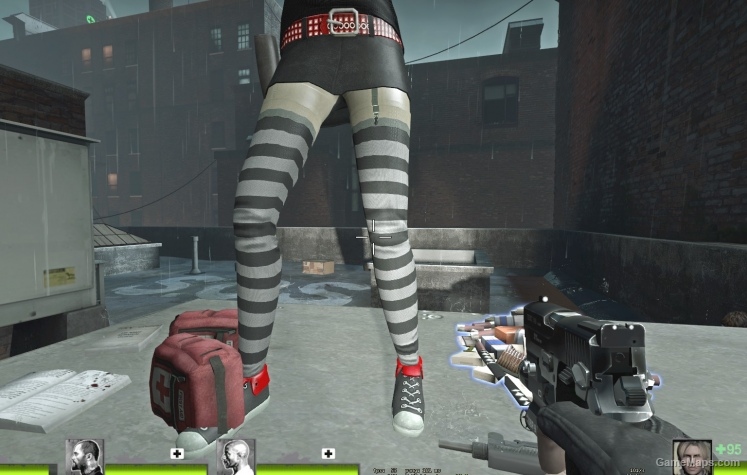 Red and Black Punk Zoey