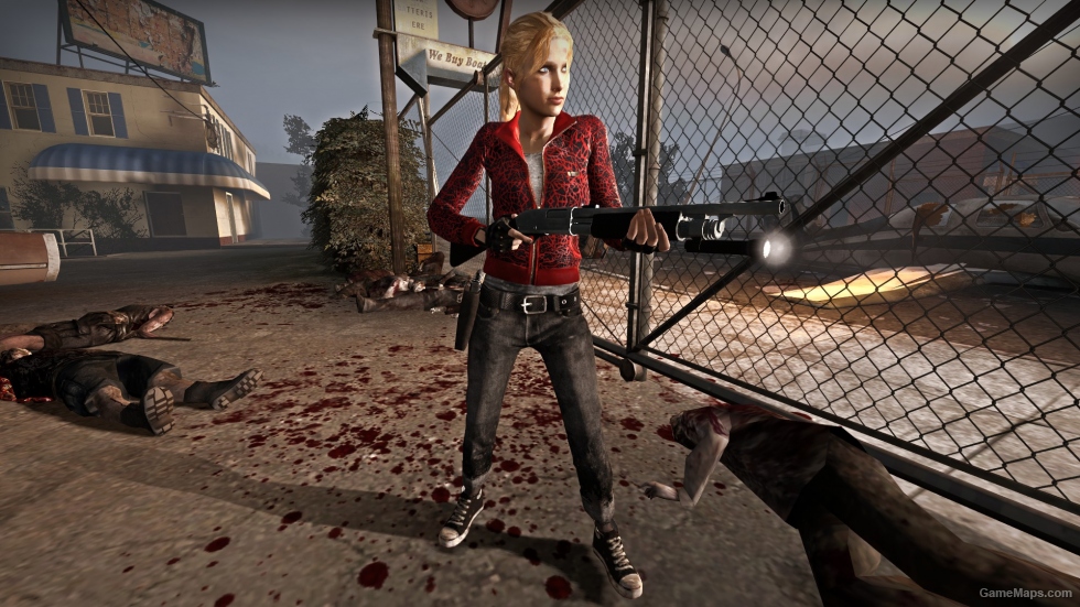 Red And Black Web Zoey Coat With Gloves