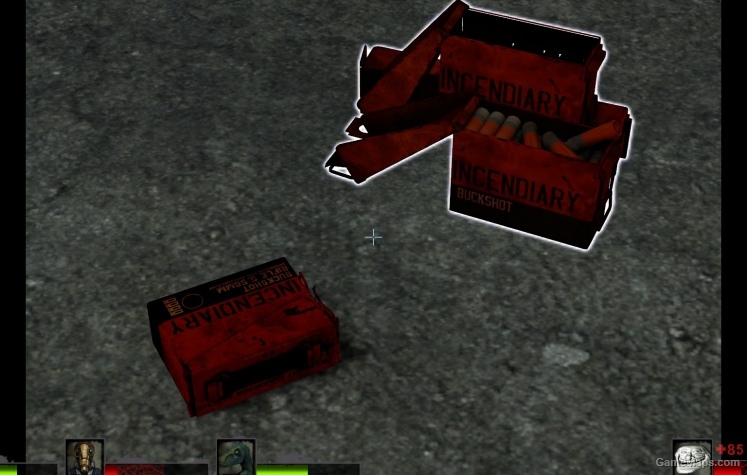 Red incendiary ammopack