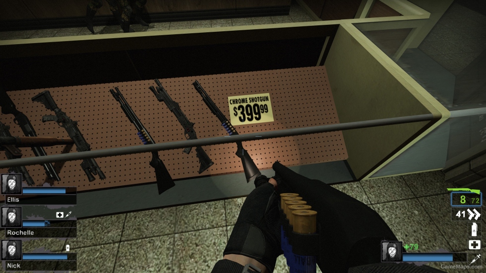 Remington 870 Express [RNG Shells] (Chrome Shotgun) v5 {request} [Sound fix Ver]
