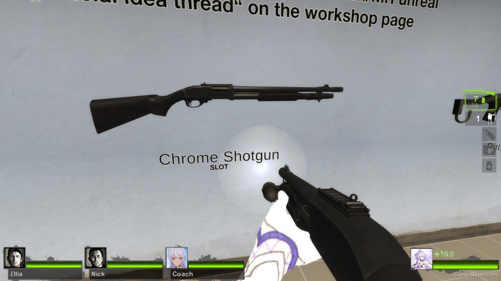 Remington 870 Express Tactical (Chrome) v2 - Sound fix Ver