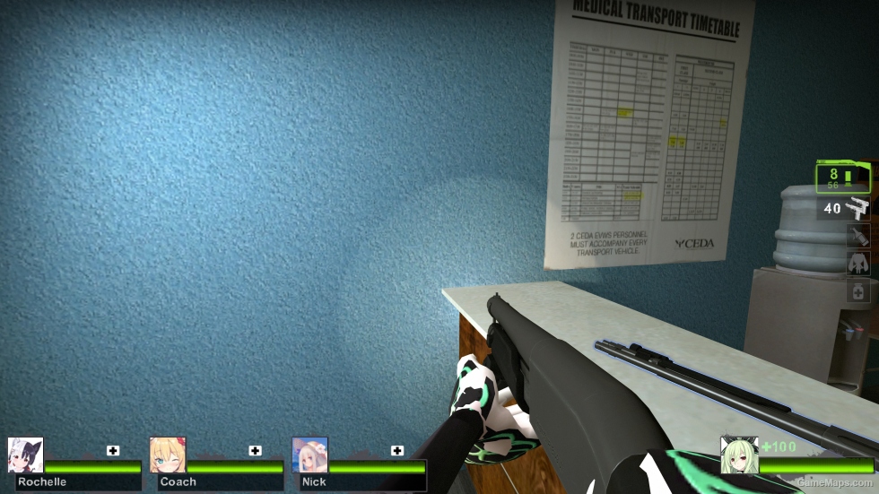 Remington 870 Marine Magnum Improved-HQ Model (Chrome) v4
