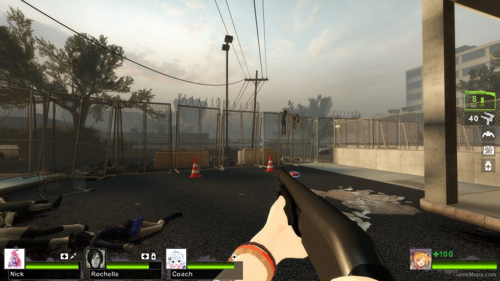 Remington 870 Marine Magnum Improved-HQ Model (Chrome) v4