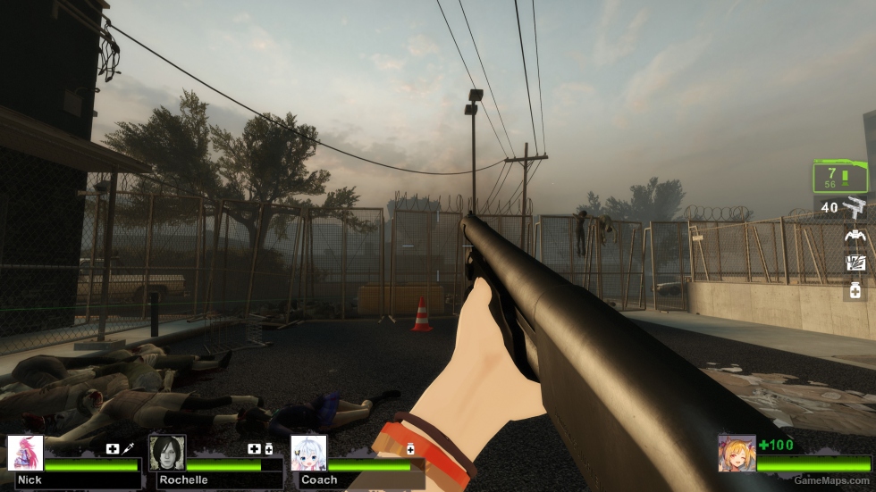 Remington 870 Marine Magnum Improved-HQ Model (Chrome) v4