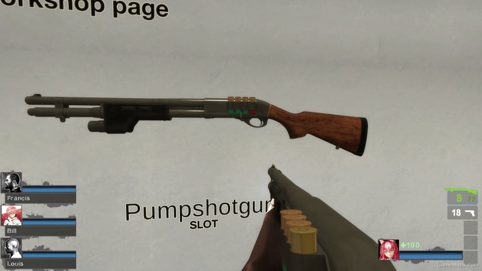 Remington 870 Police Magnum (Wooden Shotgun) [request] {Sound fix Ver}
