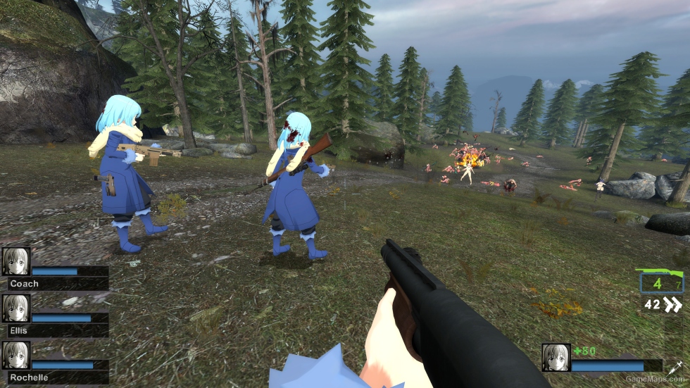 Remington 870 Wingmaster Improved HQ Model [Fox Animations] (chrome shotguns) - request