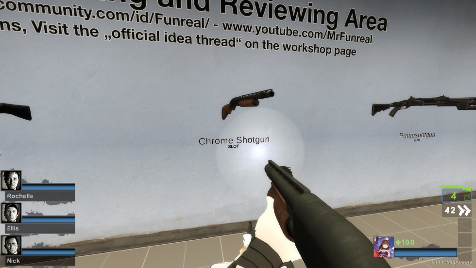 Remington 870 Wingmaster Improved HQ Model [Fox Animations] (chrome shotguns) - request