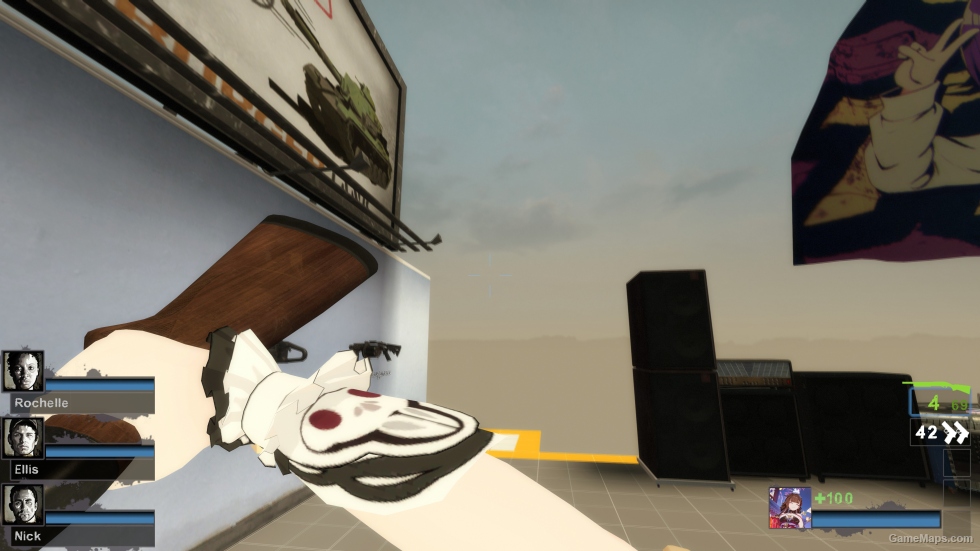 Remington 870 Wingmaster Improved HQ Model [Fox Animations] (chrome shotguns) - request