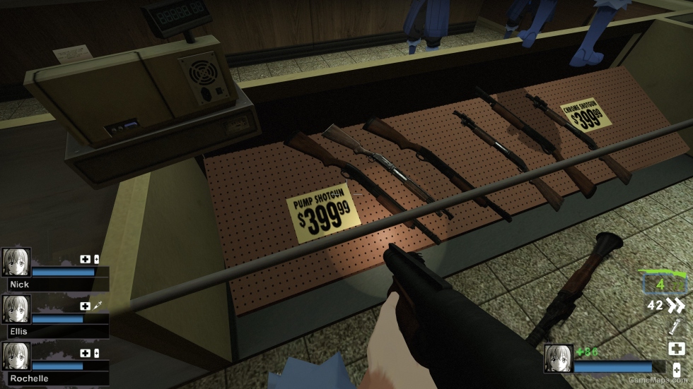 Remington 870 Wingmaster Improved HQ Model [Fox Animations] v3 (Wooden Shotgun)