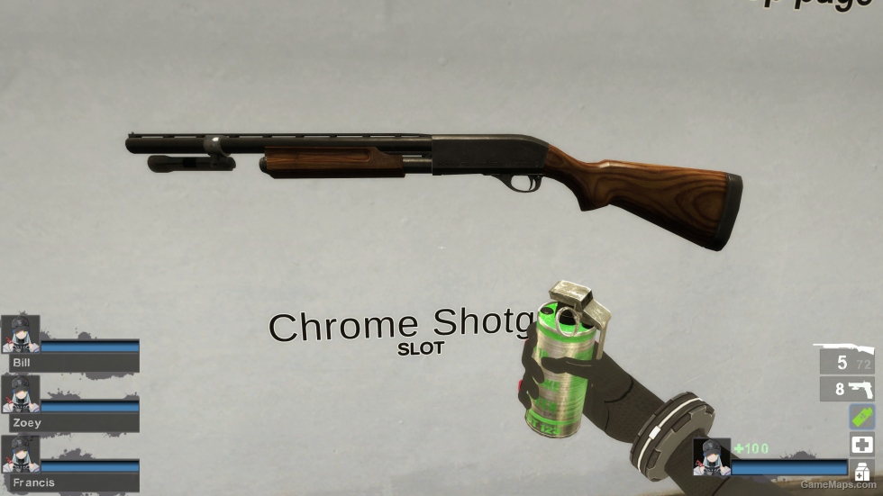 Remington 870a [chrome shotgun] (request)