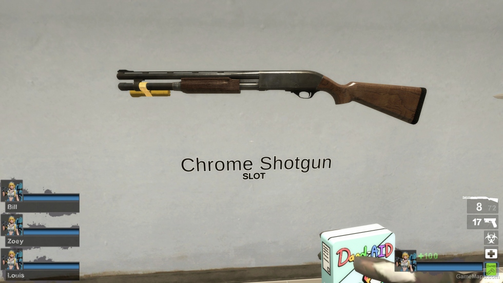 REMIX: Pump Shotgun (Chrome) [request]
