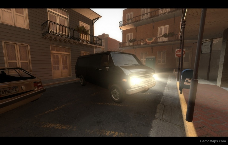 Repainted van (Painted black)