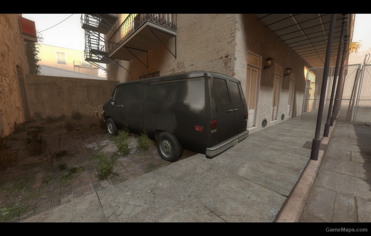 Repainted van (Painted black)