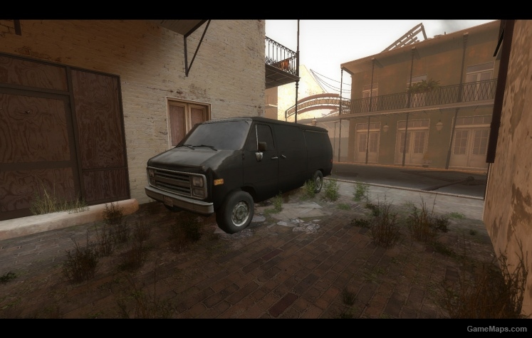 Repainted van (Painted black)