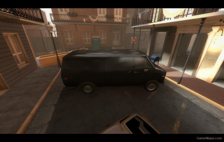 Repainted van (Painted black)