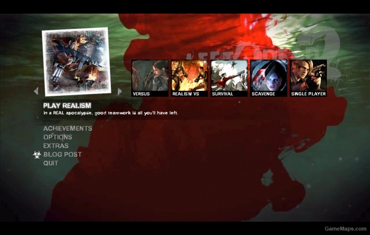Resident Evil Menu (Mode Icons)