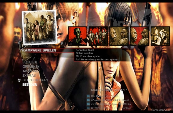 Resident Evil Menu Background