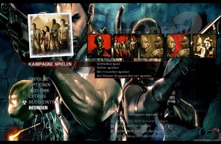 Resident Evil Menu Background