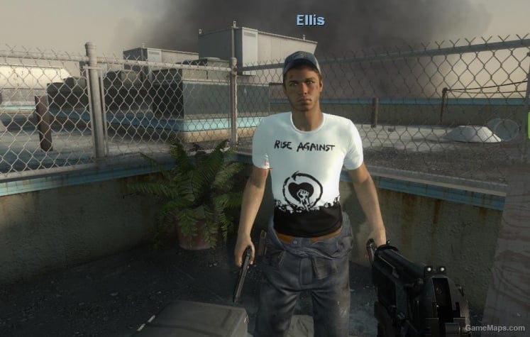 Rise Against T-Shirt for Ellis - Front Rise Against T-Shirt for Ellis