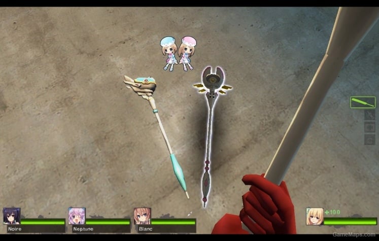 Rom & Ram Staff (Hyperdimension Neptunia)