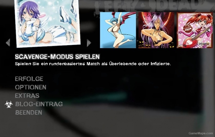 Rosario to Vampire Menu
