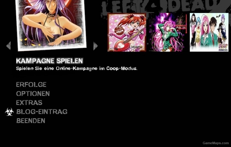 Rosario to Vampire Menu
