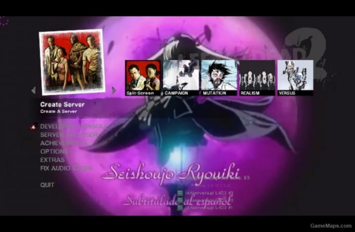 Rozen Maiden AMV background menu