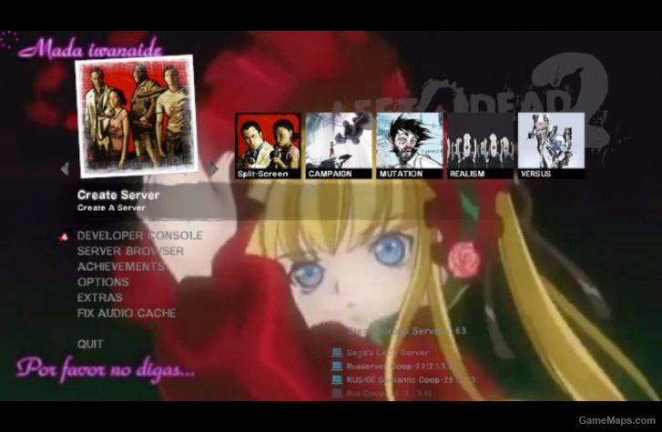 Rozen Maiden AMV background menu