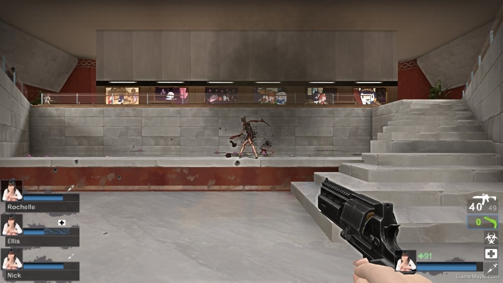 Rsh-12 on L4D1 Animations [Add Sound Ver]