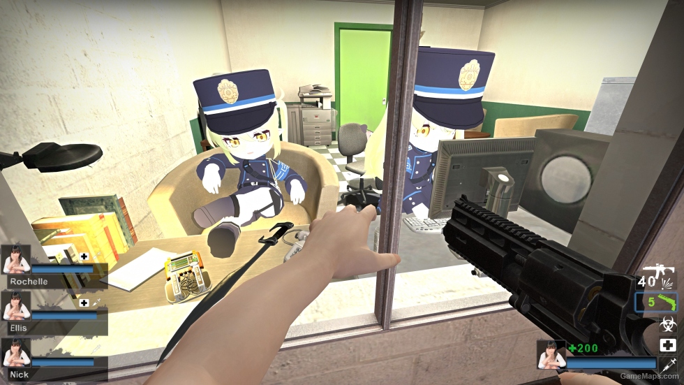 Rsh-12 on L4D1 Animations [Add Sound Ver]