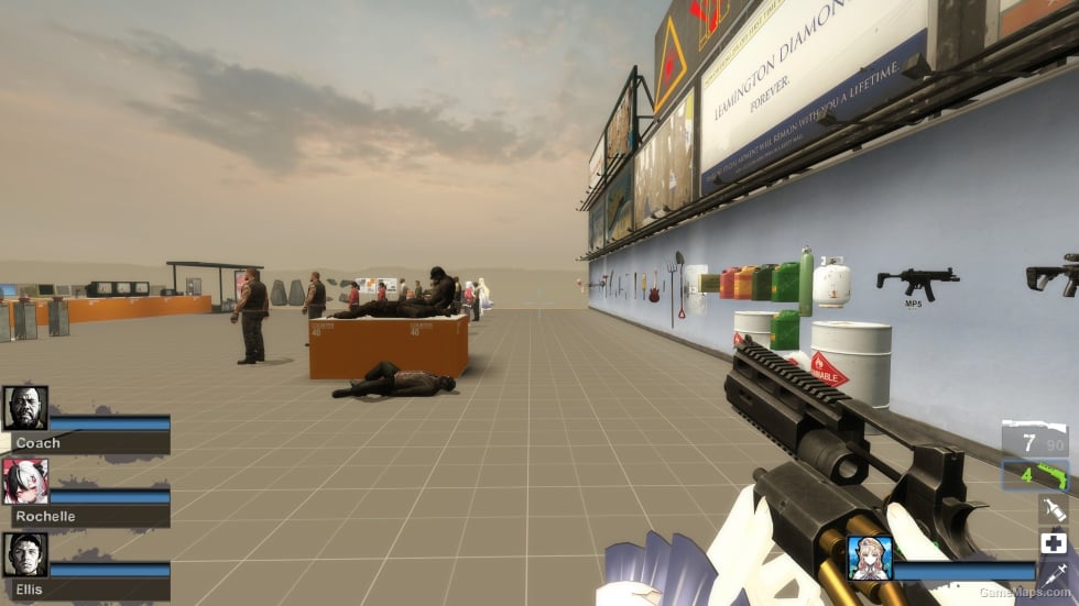 Rsh-12 on L4D1 Animations [Add Sound Ver]