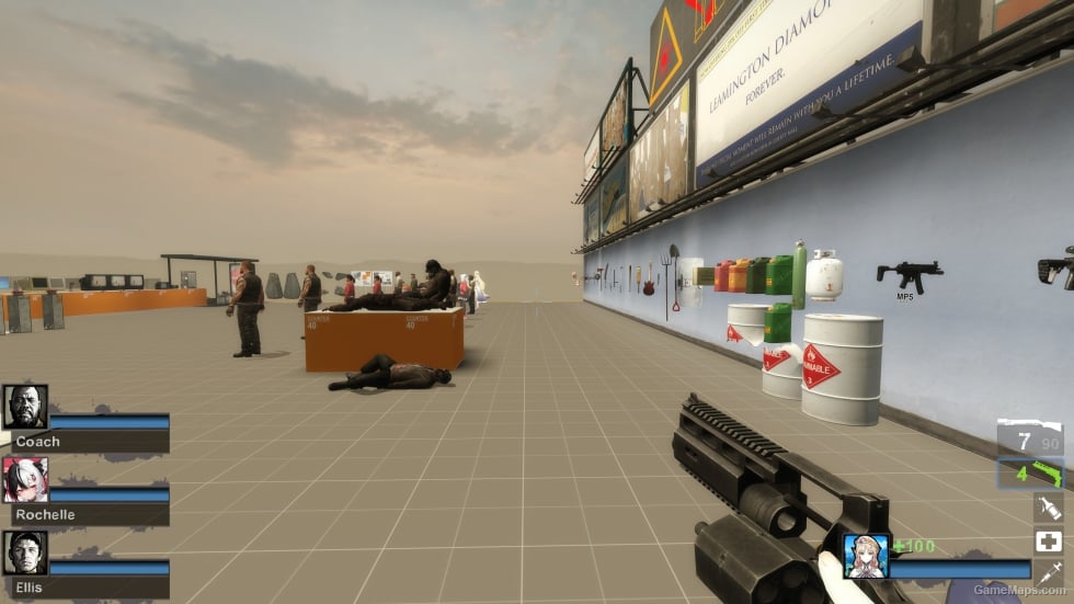 Rsh-12 on L4D1 Animations [Add Sound Ver]