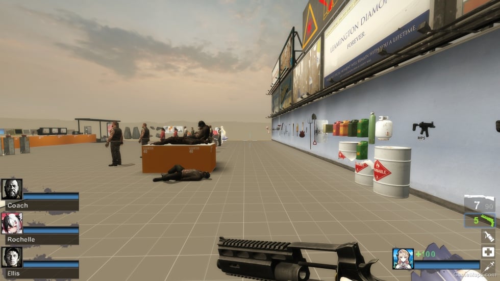 Rsh-12 on L4D1 Animations [Add Sound Ver]