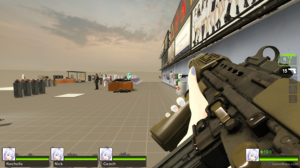 SA80 Assault Rifle C-more sight (M16A2)