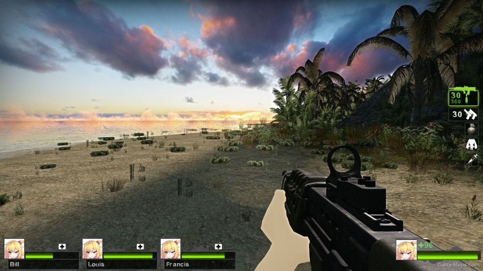 SA80 Assault Rifle C-more sight (M16A2)