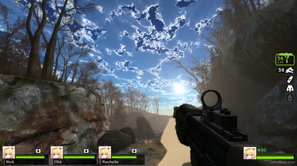 SA80 Assault Rifle C-more sight (M16A2)