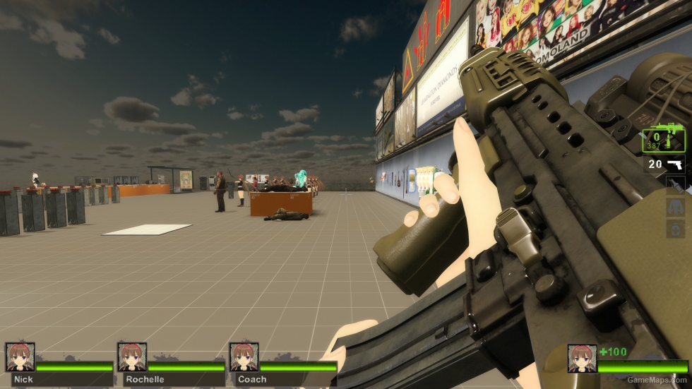 SA80 Assault Rifle Elcan scope (M16A2)