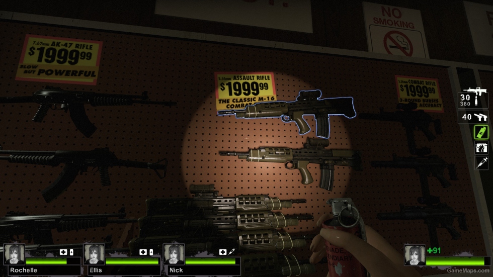 SA80 Assault Rifle Elcan scope (M16A2)