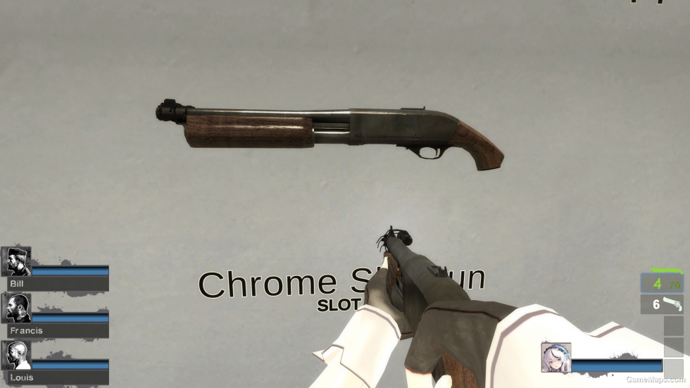 Sawed Off Wooden/Pump Shotgun Redemption [chrome shotgun] (request)