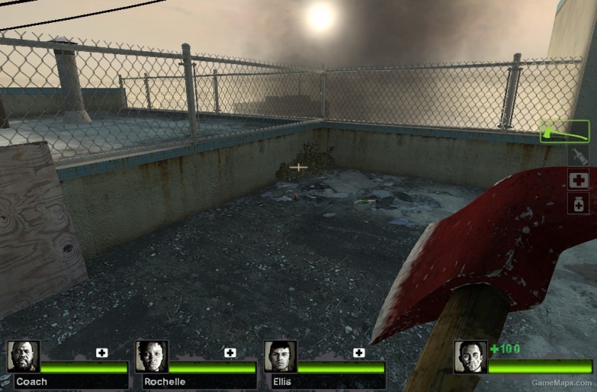 Scratched Red Axe